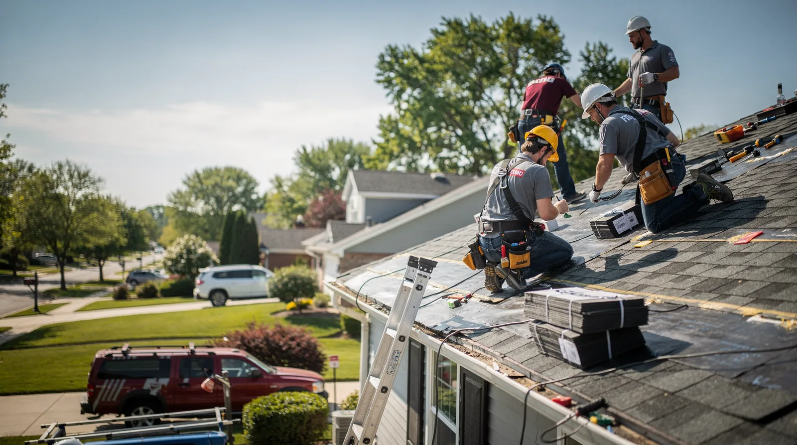 Roof Repair in La Moille, IL around you